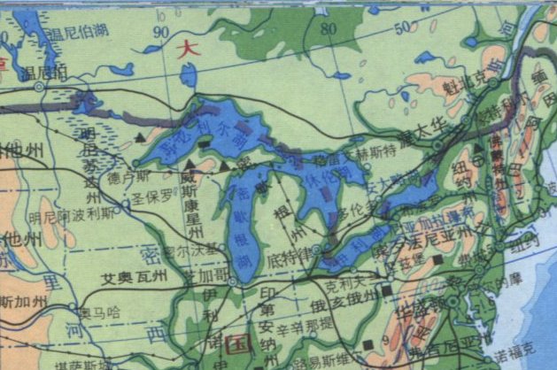 北美五大湖地区经济总量_北美五大湖地区