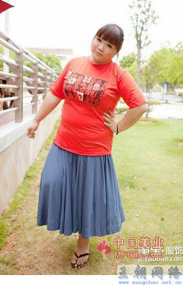 汉音对照 胖女孩打扮 美丽清凉不显胖 着装_美