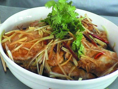 汉音对照 煎蒸带鱼(图)-特色菜谱 jian zheng 