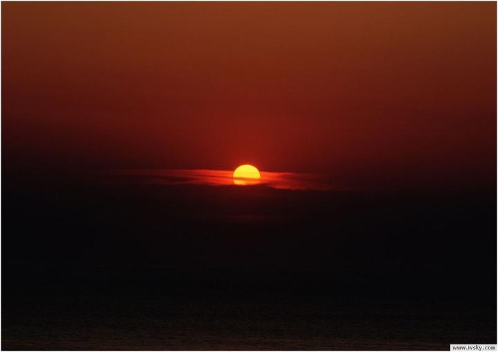 汉音对照 夕阳黄昏 自然风光 风景图片 xi 