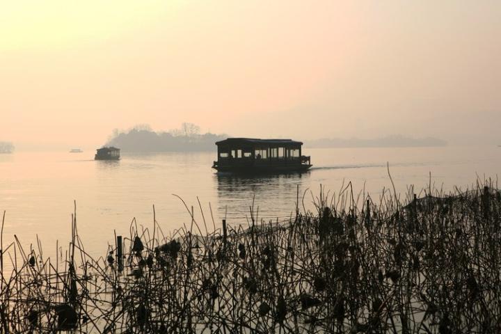 汉音对照 湖光潋滟图片 自然风光 风景图片 hu 