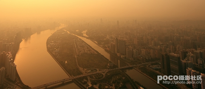 汉音对照 作者:张开日月眼,俯瞰广州图片 自然风