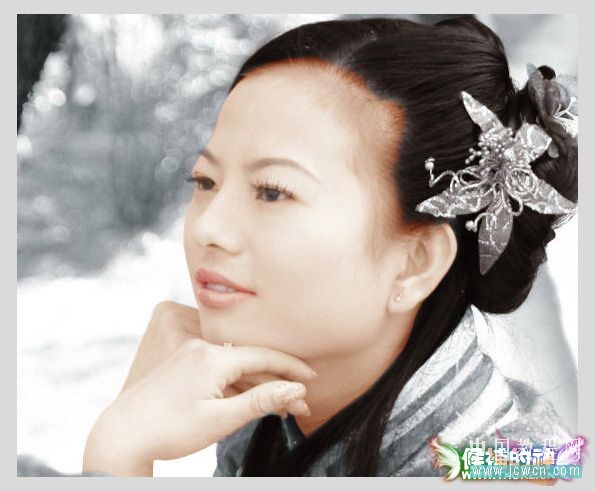 Photoshop jiao cheng ： hei bai zhao pian bian cai se zhi jin jie shang se - 1239503233156