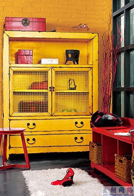 年客厅中国风 红色主打春节喜庆温馨氛围 xin n