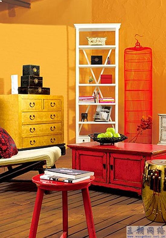 汉音对照 新年客厅中国风 红色主打春节喜庆温