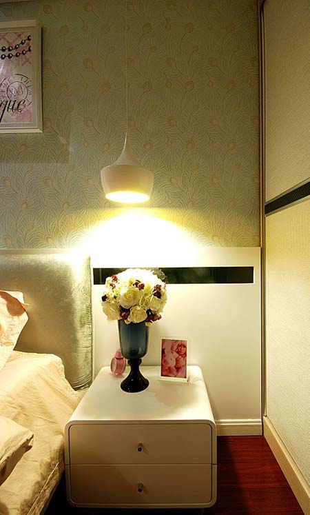 22万装修99平清新素雅格调家26