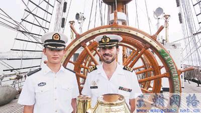 汉音对照 葡萄牙风帆训练舰舰员赞叹:中国学员