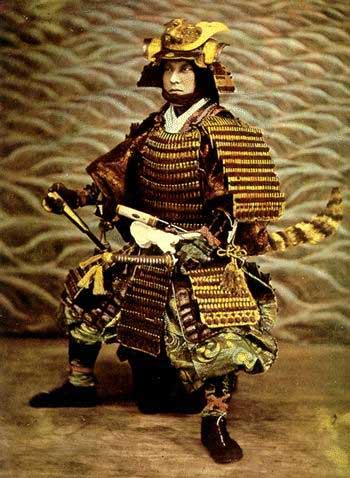 百年前日本武士上色照4