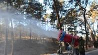 照 河北承德避暑山庄景区人工造雪应对火患