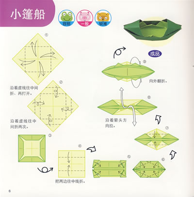 船的折法图解 简单船的折法图解,战斗船的折法图解 ...