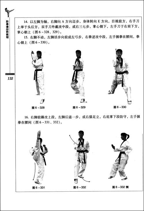 我们遵循前书的范式撰稿,在原有太极八章的基础上,补充了跆拳道品势的