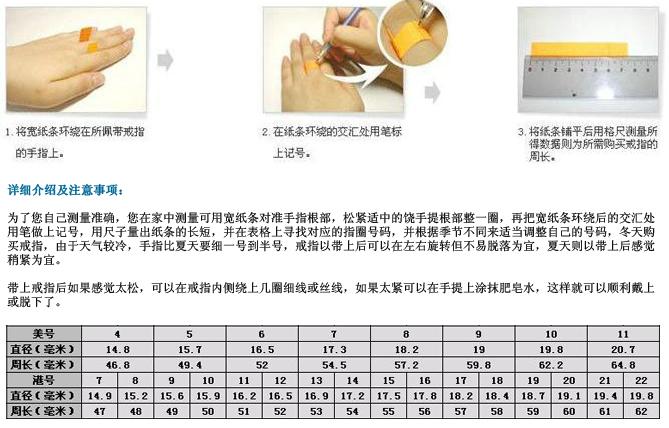 equte-钛钢锆石戒指-礼物-黑锆石-圈口尺寸美码9#(19mm)