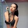 潘霜霜比基尼攀岩惹火不雅照高清图－美女明星
