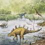 嘉陵龙属(Chialingosaurus）【恐龙-剑龙亚目】 动物世界