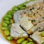 毛豆肉饼蒸臭豆腐(图)－国内菜系