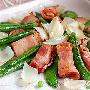 小炒鲜百合蜜豆培根卷(图)－国内菜系