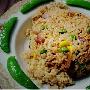 茄汁香肠炒饭（图）－面食糕点