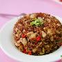 南瓜鸡肉红米饭(图)－面食糕点
