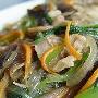 绿豆芽炒菠菜（图）－特色菜谱