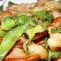 腊肉炒四角豆（图）－特色菜谱