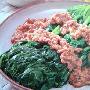 烫菠菜肉末（图）－特色菜谱