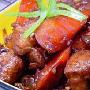胡萝卜焖排骨（图）－特色菜谱