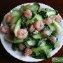 虾仁油菜（图）－特色菜谱