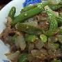 扁豆洋葱炒牛肉(图)－特色菜谱
