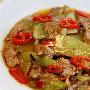 尖椒牛肉爆莴苣(图)－特色菜谱