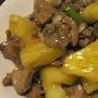 菠萝炒鸡腱鸡肝(图)－特色菜谱