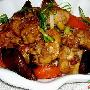 胡萝卜冬菇煎焗鸡腿(图)－特色菜谱