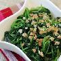 虾干烤苋菜(图)－特色菜谱