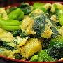 韭菜鸡蛋蚕豆米(图)－特色菜谱
