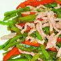 辣椒贡菜炒鸡丝(图)－特色菜谱