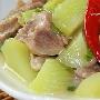 莴笋烧鸡腿(图)－特色菜谱