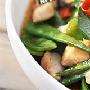 蚝油荷兰豆炒鸡丁(图)－特色菜谱
