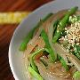 青蒜豆芽炒粉条(图)－特色菜谱