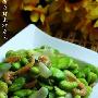百合虾米炒蚕豆(图)－特色菜谱