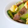 黄瓜蘑菇牛肉炒蛋(图)－特色菜谱