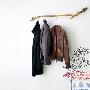 自然拙朴的树枝衣架 家品_居家装饰
