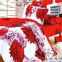 中式婚庆床品 梦想开始的地方 家居_居家装饰