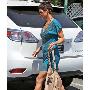 图为Halle Berry  印度风刺绣连衣裙价格：288元描 打扮_美丽顾问