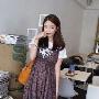 紫色碎花吊带裙清新又甜美 紫色碎花吊带裙清新又甜美 打扮_美丽顾问