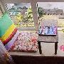 飘窗 飘窗改造成休息室 飘窗改造成休息场所，在这儿 家装_美丽顾问