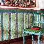 7.花样壁板 首先，用最浅色的乳胶涂料打底。晾干后， 家装_美丽顾问