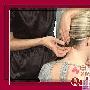 3. 像这样往上轻推。 4. 再拿另一根发夹，以同样的方 婚嫁_美丽顾问