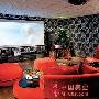 视听间内，岛一样的沙发，让人也只想“倒”，这个空间 装饰_居家装饰