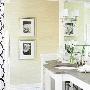 草质感的壁纸用草质感的壁纸装饰卫浴间墙面，实用且环 导购_居家装饰