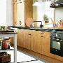 宜家风格木质橱柜乡村风格厨房也可以选择一款简洁的宜 导购_居家装饰