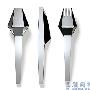 推荐三创意Cutt餐具 几何形态的刀叉汤匙Cutt 餐具由9 家品_居家装饰